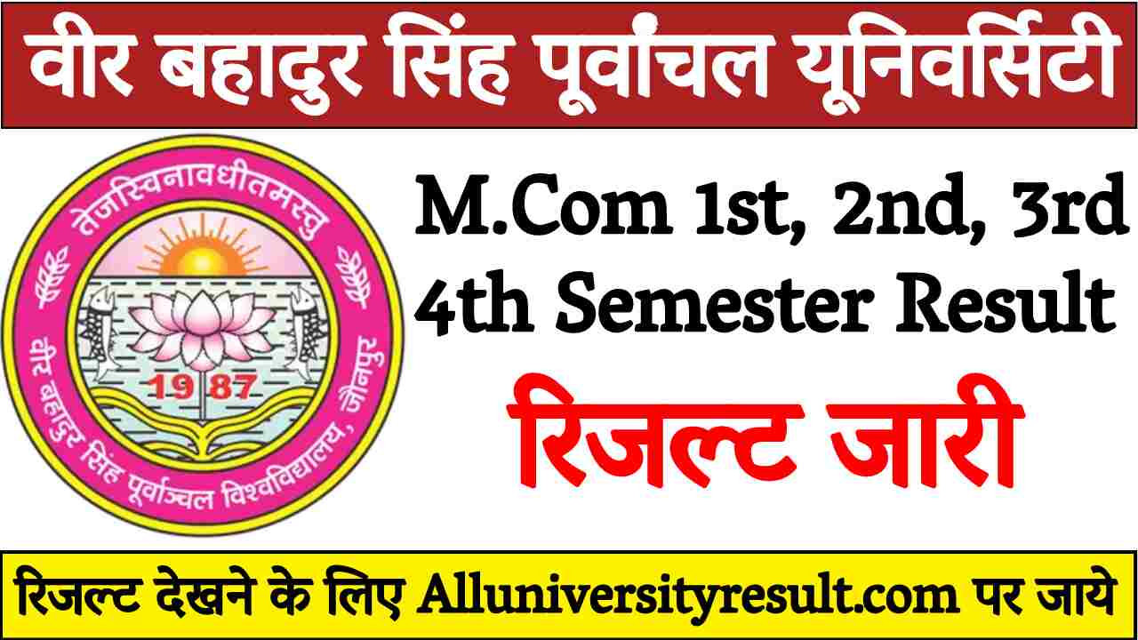 VBSPU M.com Result