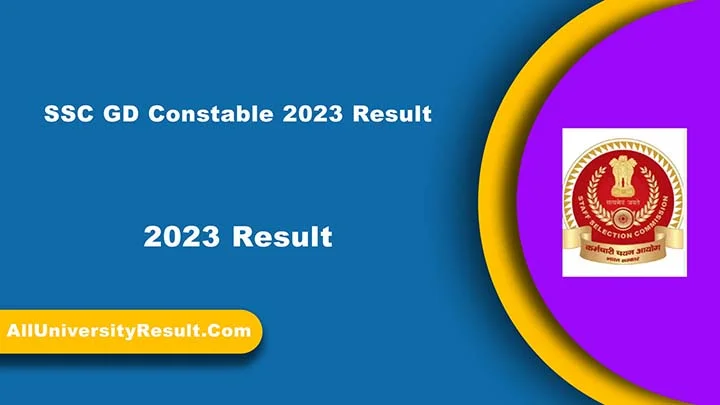 SSC GD Constable 2023 Result